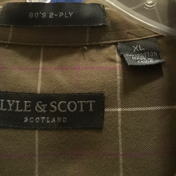 Lyle & Scott Plaid Button Down Shirt, Size XL - Picture 12 of 16